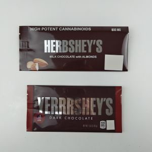 Flexible Plastic Pouches Packaging for Candy Bar Foil Wrappers Chocolate Energy