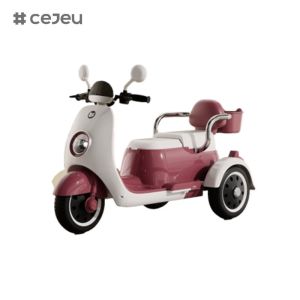 CJ-689-2 6V4 One-button start/early education function/USB/light/with storage box,Electric car for kids for boy and girl