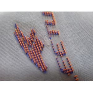 Eco - Friendly Custom Twill Patches Sew - On Back For Garment / Embroidered