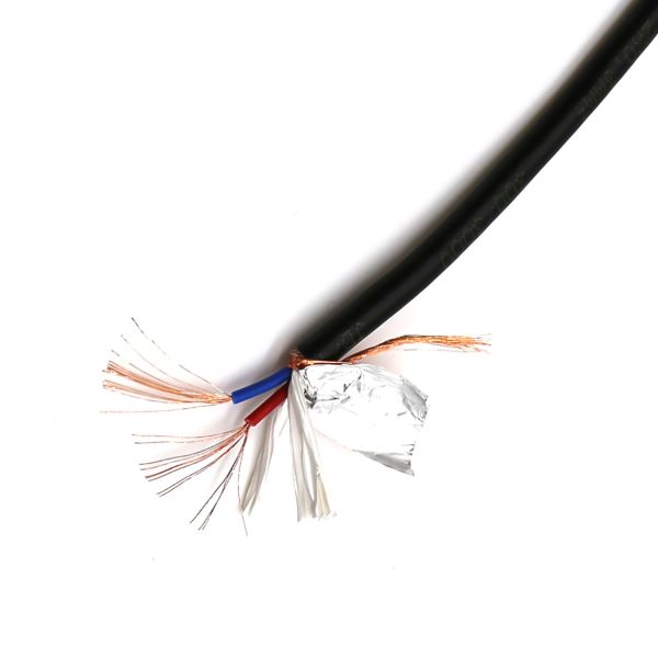 Quality Black Fire Resistant RVVP Cable 0.5mm2/ Rvvp 3/4 Cores Shielded Control Cable wholesale