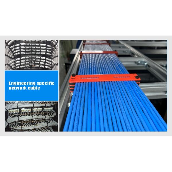 Grey PVC Ethernet Cable 1000FT UTP CAT6 Cable 1Gbps High Speed
