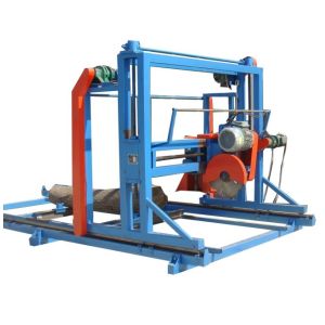 Vertical Horizontal Double Circular Saw Blades Angle Sawmill Machine Cutting Log