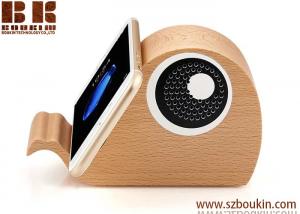 Cheap Classic Portable Bluetooth Speaker Mini Wooden Wireless Bluetooth Speaker bluetooth speaker with Mobile Phone Holders for sale