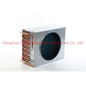 flat Fin Type Refrigeration Evaporator Coils Heat Exchanger custom