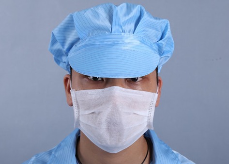 Quality Dust Free ESD Protective Caps Anti Static Cap 97% Polyester 3% Conductive Fiber wholesale