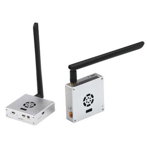 Sensitivity -100dbm&4Mhz/1.5 Watts Wireless Video Link Double TTL Port Point -