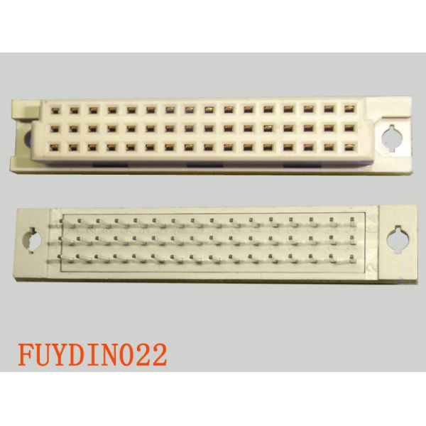 3 rows 48 Pin DIN 41612 Connector Vertical Female Straight PCB Eurocard