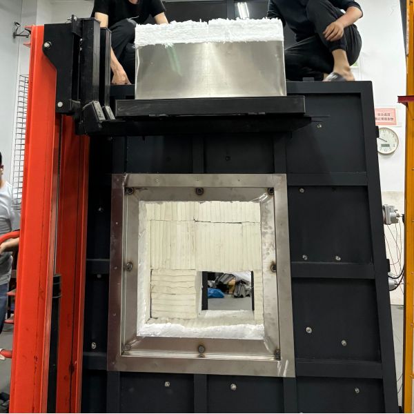 1300C Operation Temperature Steel Structure Fireproof Coating Testing Furnace