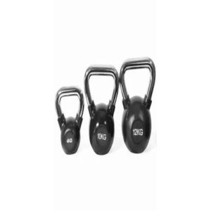 Rubber Gym Equipment Accessories 40 Pound Kettlebell Shoulder Chest Exercise