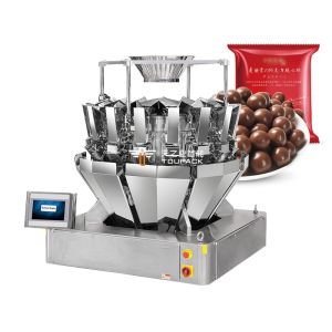 Customized Automatic Nuts Packing Machine with 10" Color Touch Screen 30-60BPM