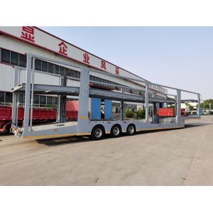 Compact Vehicle Transport Versatile 3axle Car Trailer for Loading Weight of 40t