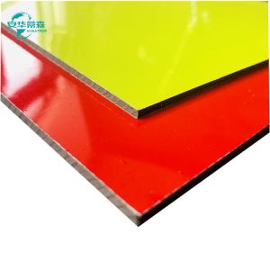 Fireproof Solid Color ACP Easy To Install With Standard Tools Panel Thickness 3