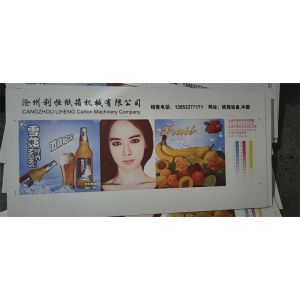 Semi Automatic Carton Box Printing Machine for Carton Paper Max. Slotting Depth