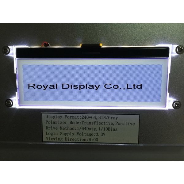Custom Size 240X64 STN Parallel FFC UC1611s Controller Graphic LCD Module