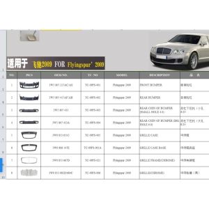 Front Bumper Bracket For Bentley Continental Flying Spur 2006-2012 3w5 807 183a