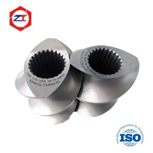 High Wear Resistance Alloy Steel Screw Element 41.1mm Diameter L/D 40/1