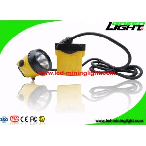 25000 Lux Waterproof IP68 Mining Cap Lights , Full Sealing Construction Miners