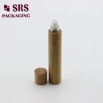SRS 15ml bamboo roller ball bottle, bamboo glass essential oil bottle