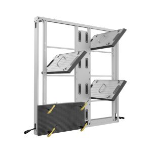 P3.9 Outdoor Fixed LED Display Screen 1000x1000mm High Brightness Front Service