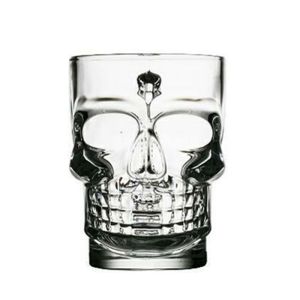 Creative Skull Shape 500ml Personalized Glass Cup Borosilicate