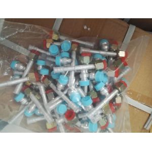 Auto a/c aluminum pipe fitting for hose Car A/C HOSE FITTINGS Aluminium joint