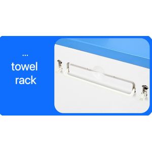 Medical ABS Thickened Plastic Hospital Bedside Cabinet in Customized Color for