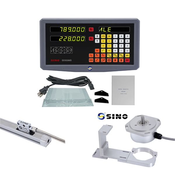 SINO 2-Axis Optical Display Readout With Linear Encoder, Length 70-1020mm, For