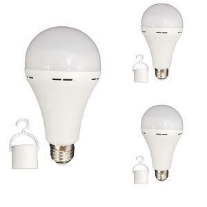 E27 Rechargeable Emergency LED Bulb Ultraportable Plastic Material