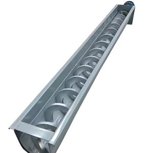 Carbon Steel Spiral Conveyor System For Ash Sludge Grain Shaftless Industrial