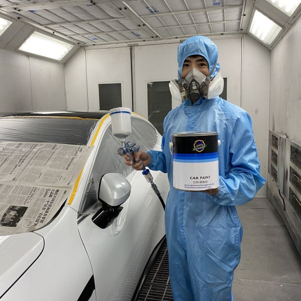 Customized 2k Solid Paint Stable Weather Resistant Auto Refinish Paint