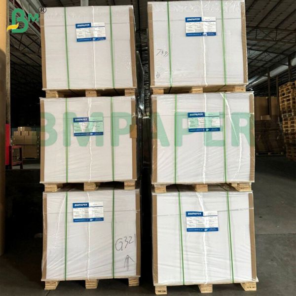 Eco - Friendly 100GSM White Kraft Paper Superior Stiffness & Durability for Bag