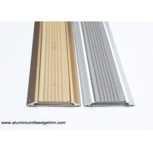 35 mm Width Flat Aluminium Threshold Strip With Anti Slip Rubber Insert