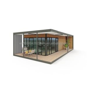 Modern Design Wooden Plastic Container Residence with Materials and Prefabricate