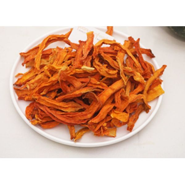 Quality Orange Organic Dried Vegetables Pumpkin Strips For Instant Noodles Accessories wholesale