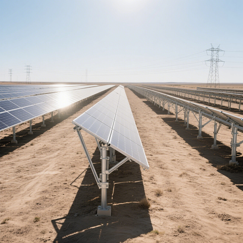 Customized Tilt Angles Ground Solar Mounting Brackets for Easy Installation and