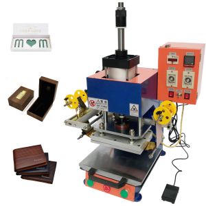 Manual Mini Hot Foil Stamping Machine , Pneumatic Heat Transfer Foil Printing