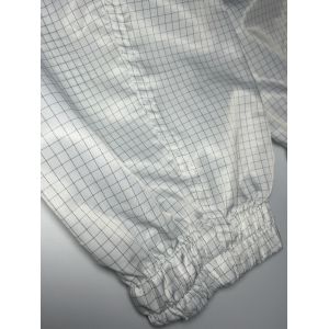 One Size ESD Safe Clothing Anti Static Sleeves Fits All 5mm Stripe Grid On Stock