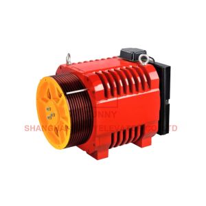 2.5m/S Elevator 450mm Sheave Gearless Traction Machine For Passenger Elevator