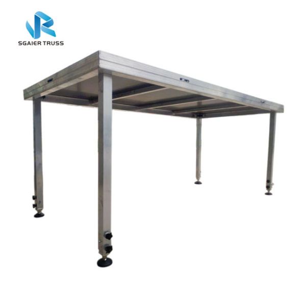 Quality 1.22 * 2.44m Disco Backdrops Stage Equipment With Round Leg Custom Shape wholesale