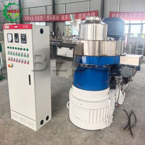 China Advanced Stainless Steel Biomass Pellet Machine With PLC Control System on sale