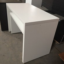 2 Layers MDF Wood Retail Display Nesting Tables