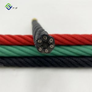 Black Color Playground Combination Wire Rope 16mm*500m With High UV Resistance