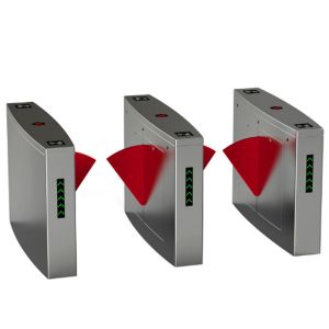 High Sensitivity Access Control Barriers And Gates System With Wing Turnstile
