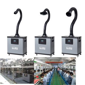 Four Wheels Portable Chemical Fume Extractor System For Purification , High