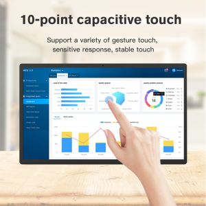 21.5inch NFC reader wall mounted android all in one tablet pc 4GB 32GB WIFI Rj45