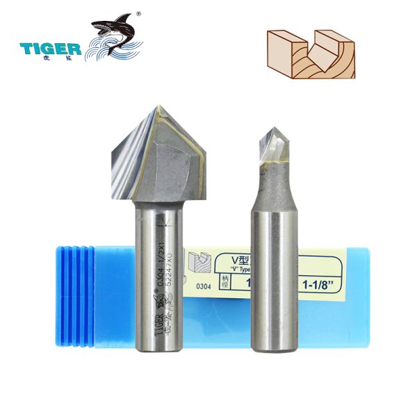 Quality 1/2 X 63mm  Tiger Bit V Type  Decorative Face Mill Carbide Inserts 25.4mm wholesale