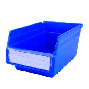 Small Parts Storage Plastic PP Toy Storage Crate for Workbench Plastic Shelf Bin