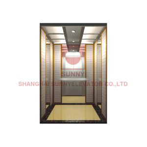 VVVF Gearless Mrl Machine Room Less Elevator 2000kg Load Capacity