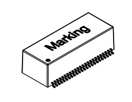 Cheap 7490240141 SMT PoE Transformer 48 PINs With 350µH Inductance for sale