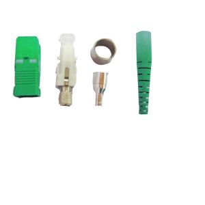 Green Housing Fiber Optic Accessories SC APC 2.0mm 50dB Return Loss